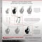 Service Caster 8'' Extra Heavy Duty Phenolic Wheel Caster Set 4 Brakes 2 Swivel Locks, 4PK CRAN-SCC-KP92S830-PHR-SLB-BSL2SLB-2 - alternate 4